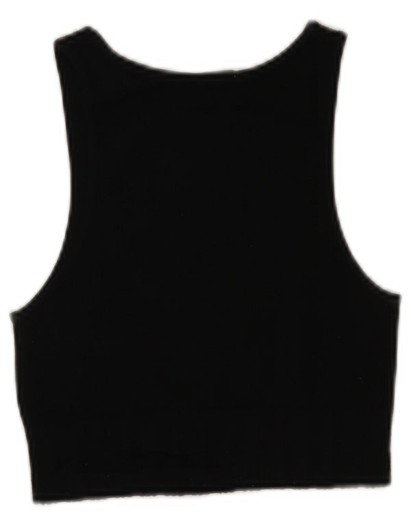 Top colete feminino ZARA UK 4 XS preto