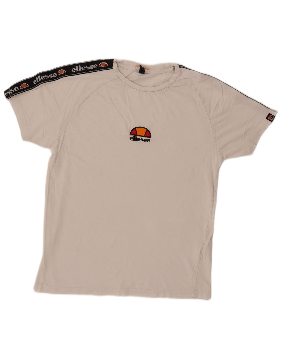 Camiseta masculina gráfica ELLESSE XS algodão branco