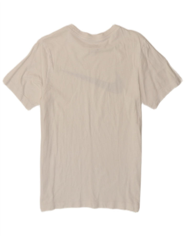 Camiseta Nike masculina gráfica top pequeno branco