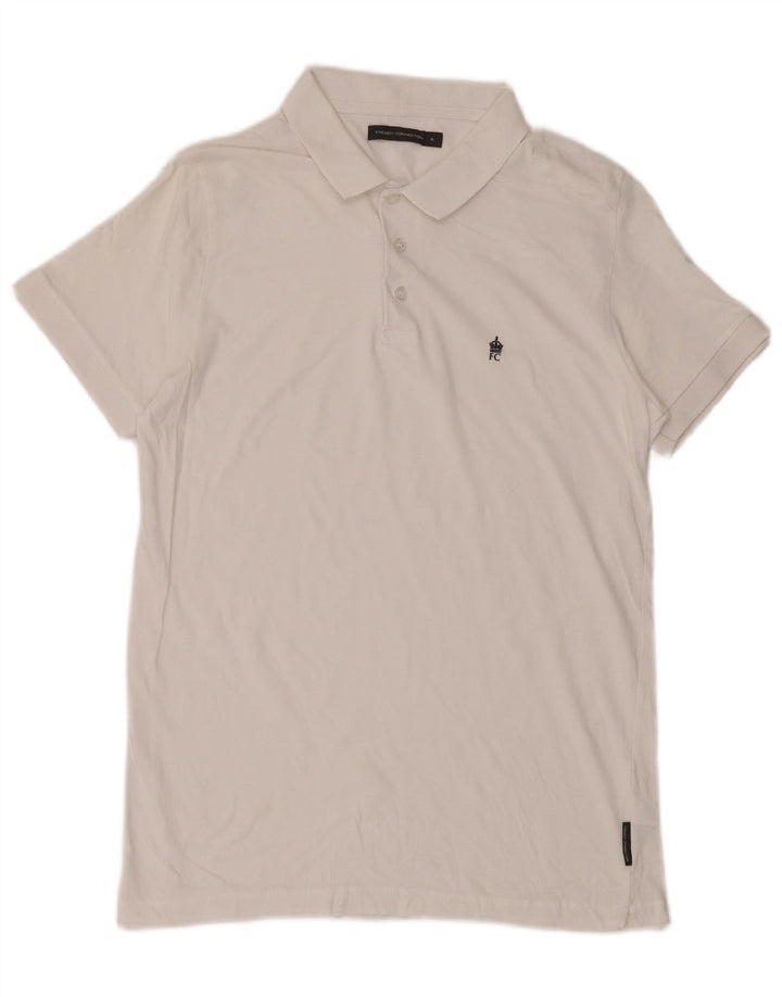 Camisa polo masculina French Connection XL algodão branco