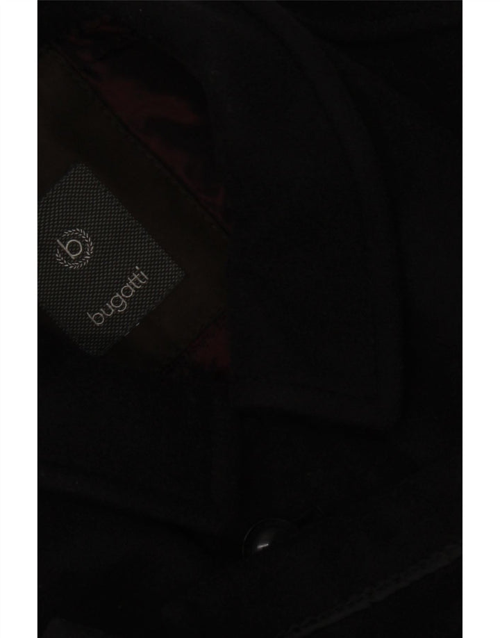 Sobretudo masculino Bugatti UK 42 XL lã preta