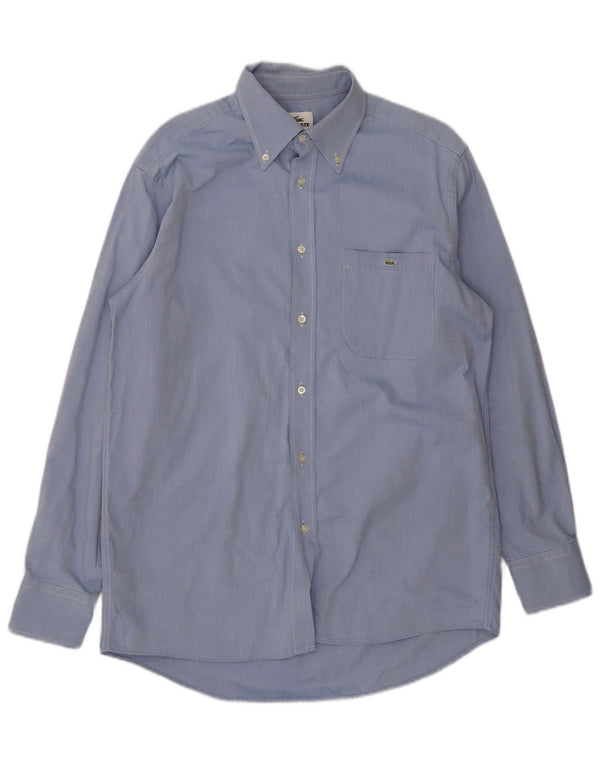 Camisa masculina Lacoste tamanho 41 grande azul
