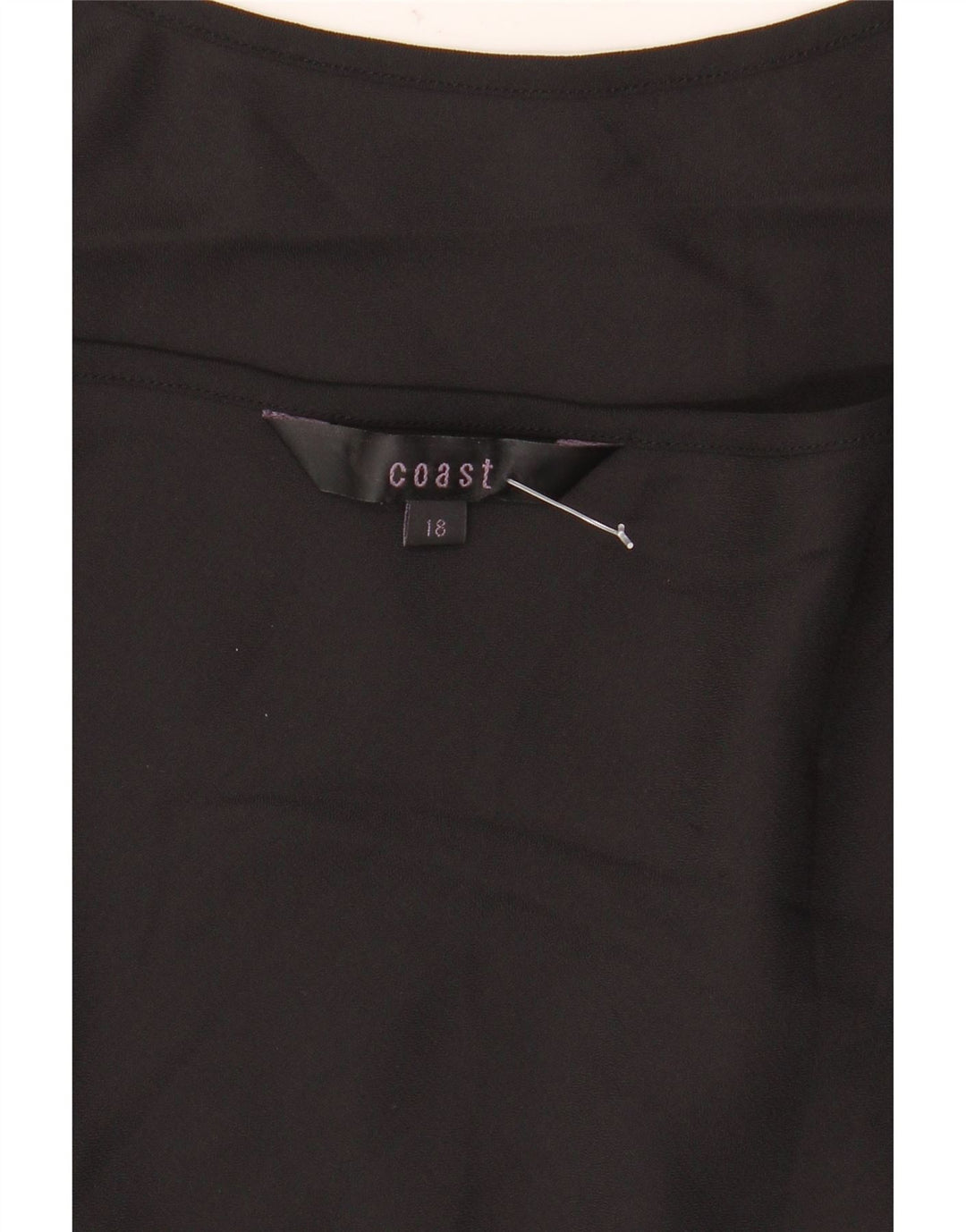 Vestido deslizante feminino Coast UK 18 XL preto