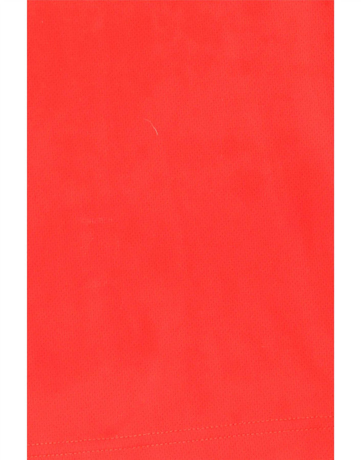 Camiseta Adidas Menino Regular Top 15-16 Anos Vermelho Colorblock Poliéster