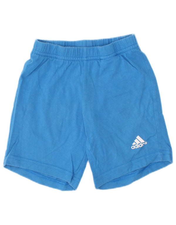 Shorts esportivos Adidas meninos 2-3 anos azul algodão
