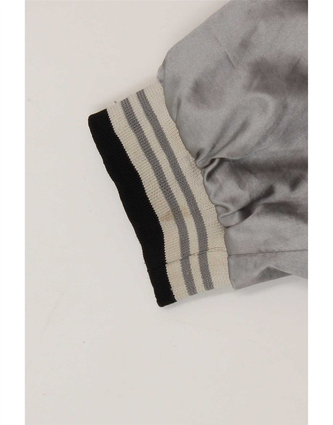 Jaqueta vintage masculina gráfica reversível IT 54 2XL preto colorblock