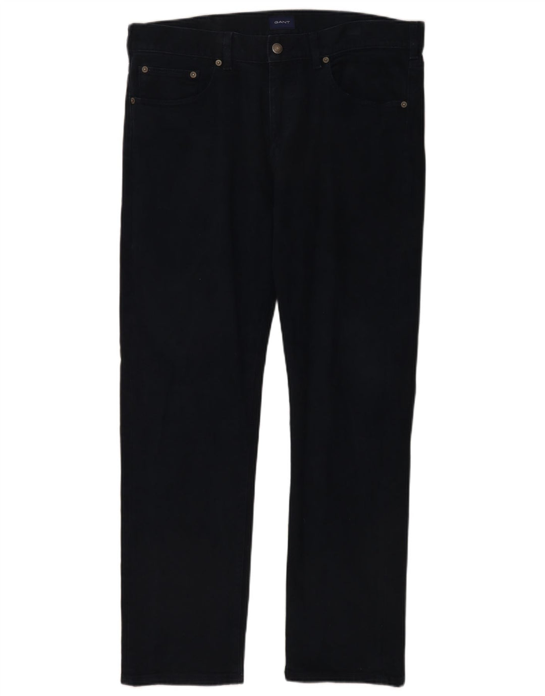Jeans masculino Gant Regular Fit Straight W36 L32 Azul Marinho Algodão