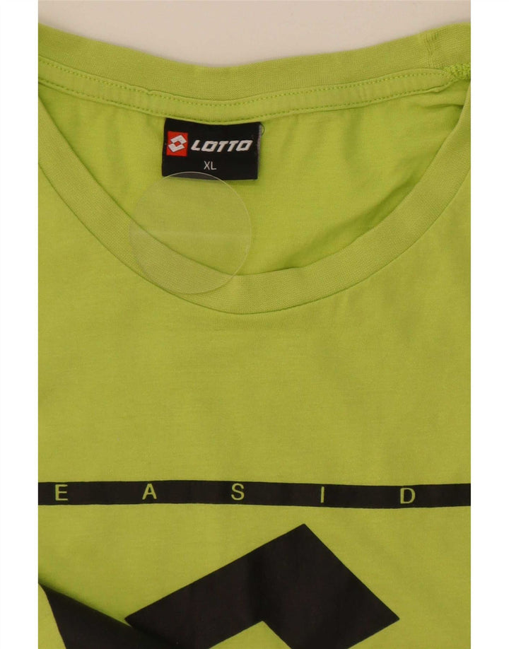 Camiseta gráfica masculina Lotto Top XL verde