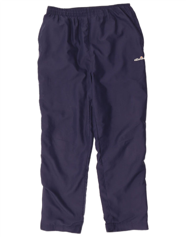 Calça de treino masculina ELLESSE grande poliéster azul marinho