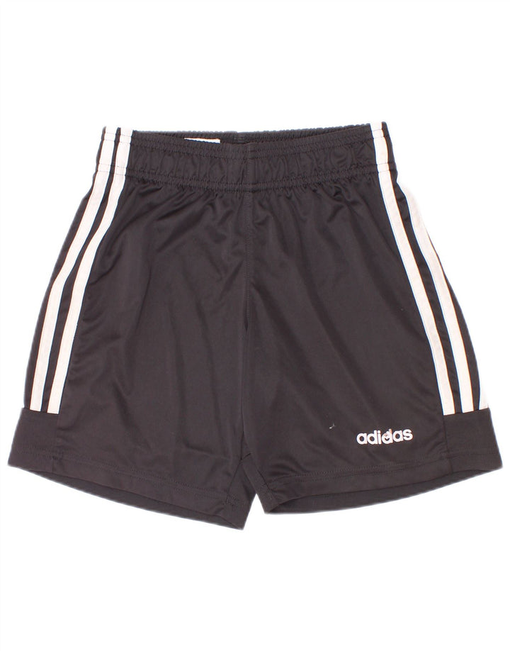 Shorts esportivos Adidas meninos 9-10 anos preto poliéster