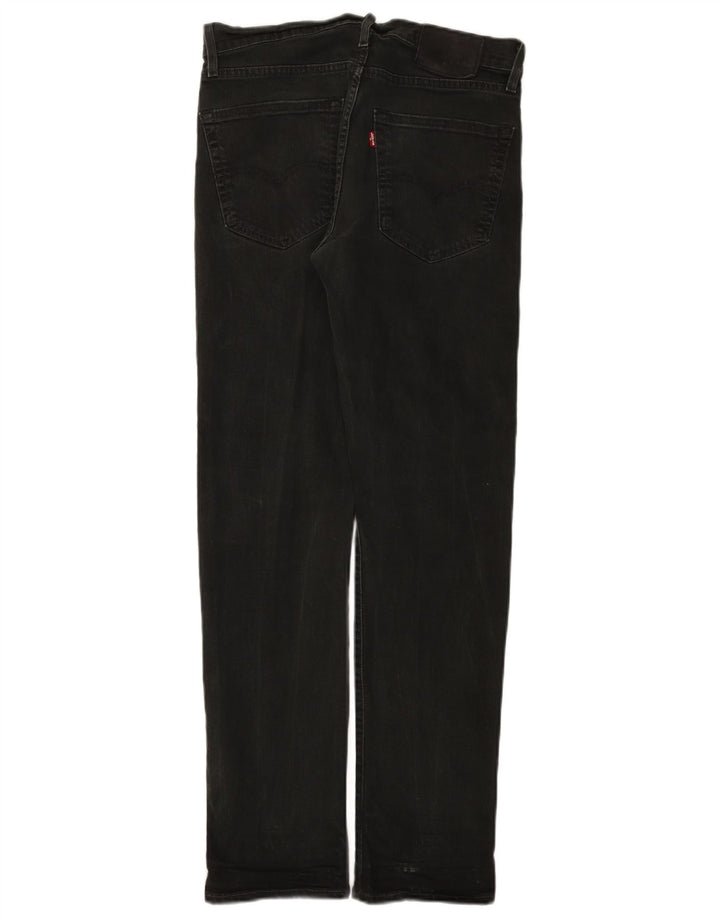 Levi's Mens Jeans Slim W30 L32 Algodão Preto