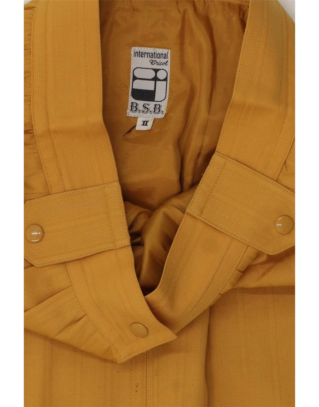 Saia vintage feminina linha A pequena W26 amarela