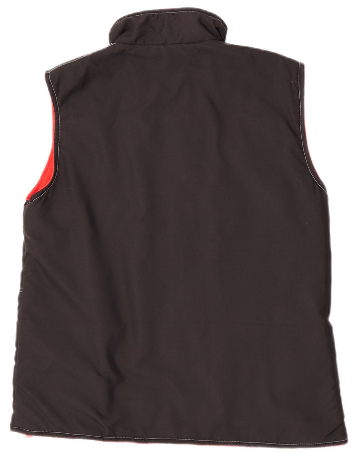 Lotto Mens Reversível Gilet UK 36 Pequeno Poliéster Preto