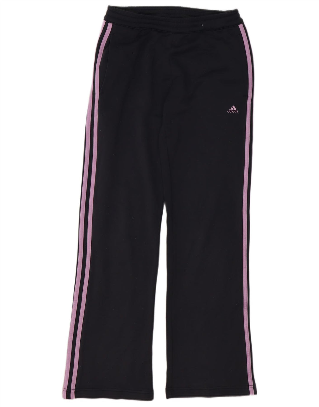 Calça de treino feminina ADIDAS UK 8 pequena cinza poliéster