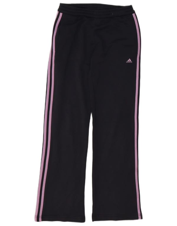 Calça de treino feminina ADIDAS UK 8 pequena cinza poliéster