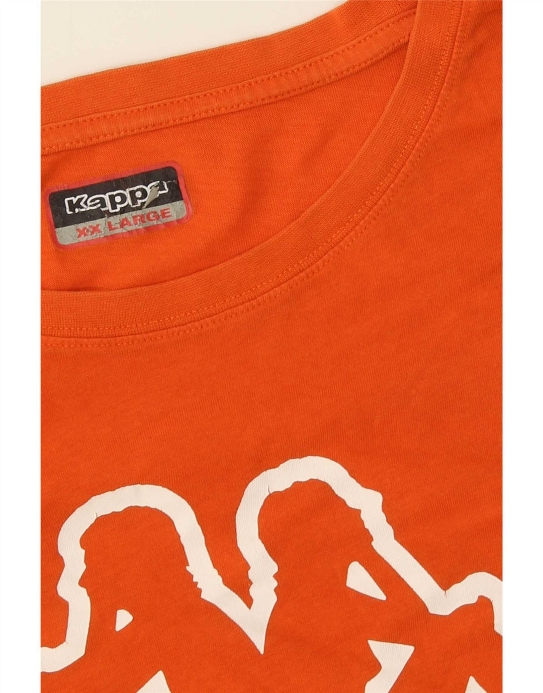 Camiseta gráfica masculina Kappa Top 2XL laranja
