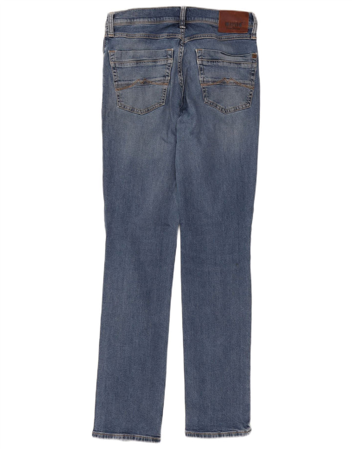 Mustang Mens Washington Slim Jeans W32 L34 Azul Algodão