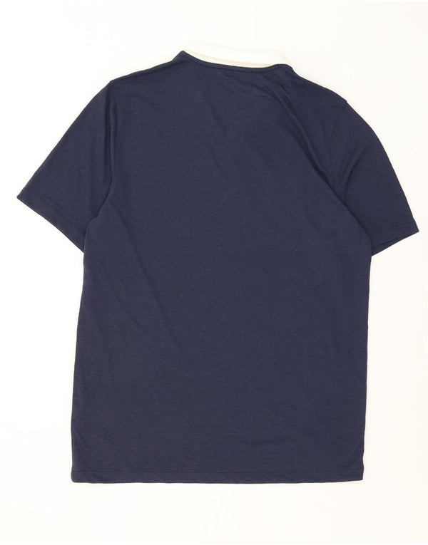 Camisa polo masculina Nike Rugby média azul marinho poliéster