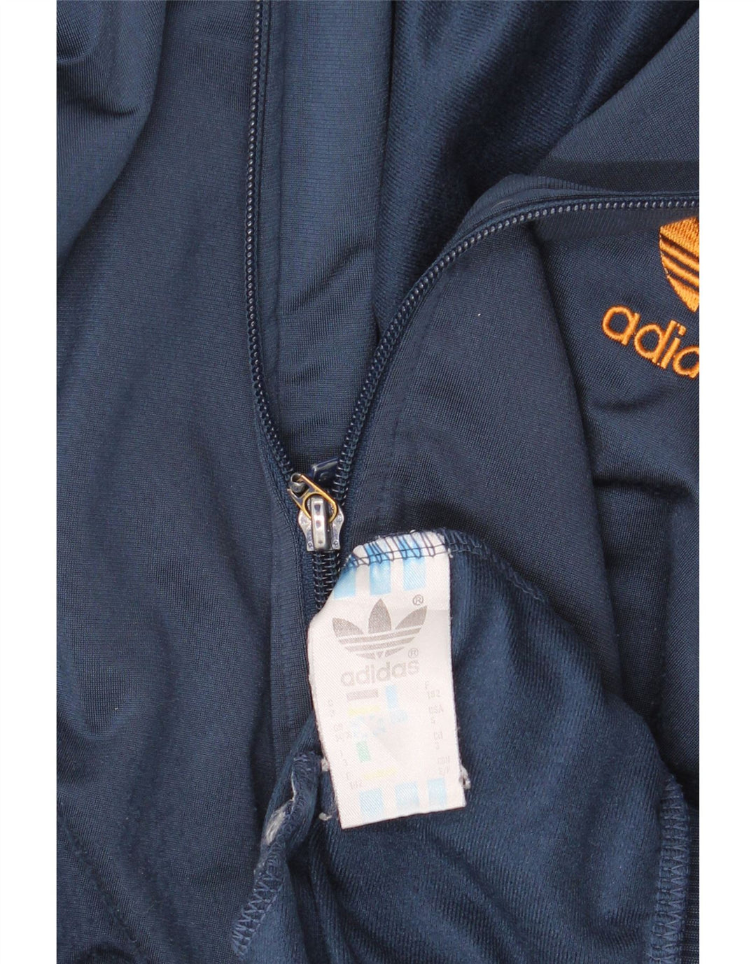 Adidas Mens Tracksuit Top Jacket UK 34/36 Pequeno Azul Marinho Poliéster