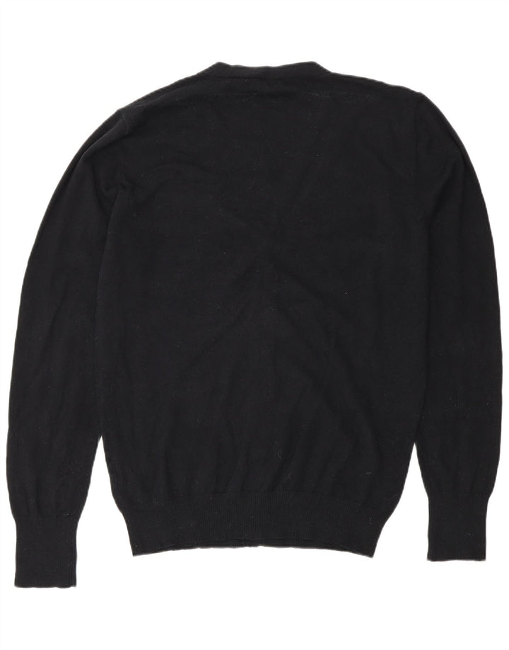 Suéter Cardigan Masculino Diesel Grande Algodão Preto