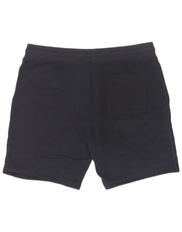 Shorts esportivos masculinos Marks & Spencer grandes de algodão azul marinho