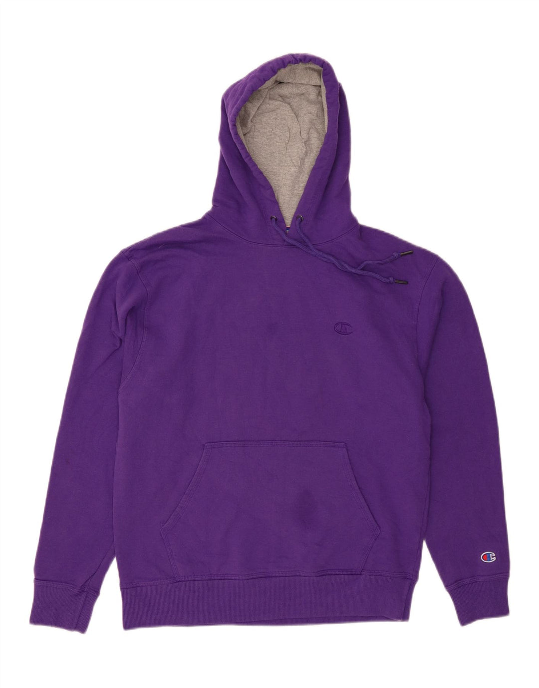 CHAMPION Mens Hoodie Jumper Medium Purple Cotton Vintage Champion and Second-Hand Champion from Messina Hembry 