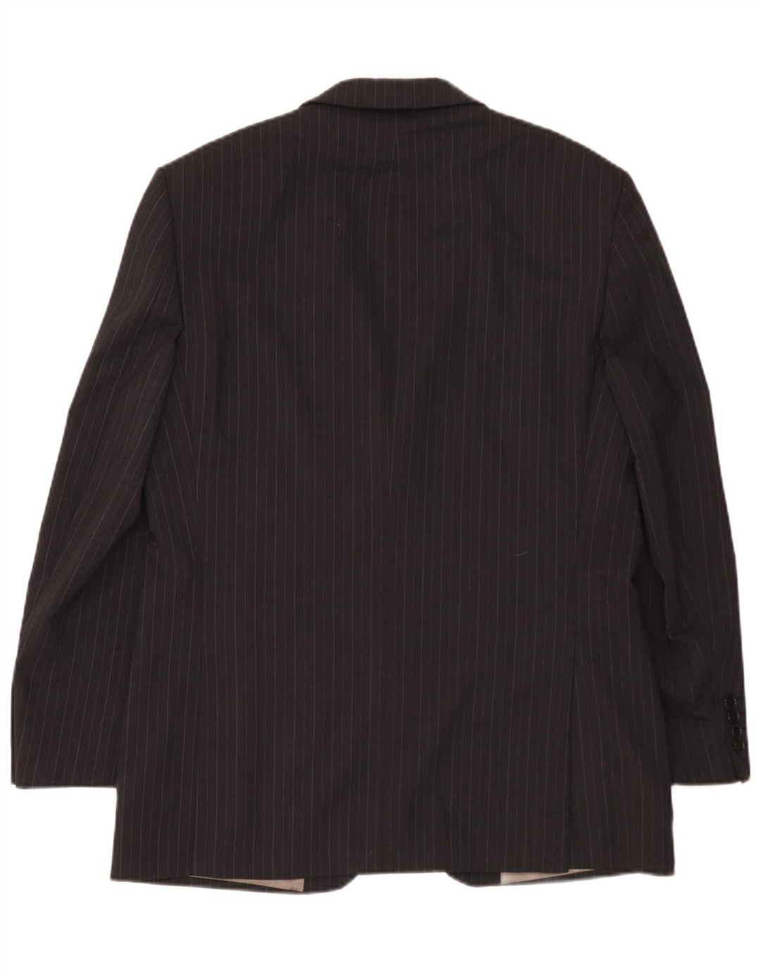 Jaqueta blazer masculina de 2 botões Marks & Spencer Reino Unido 40 risca de giz cinza médio