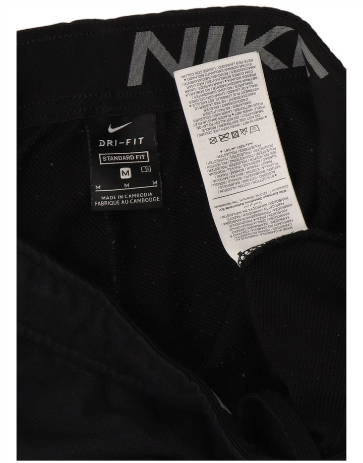 NIKE Masculino Dri Fit Standard Fit Calças de treino Joggers Médio Preto