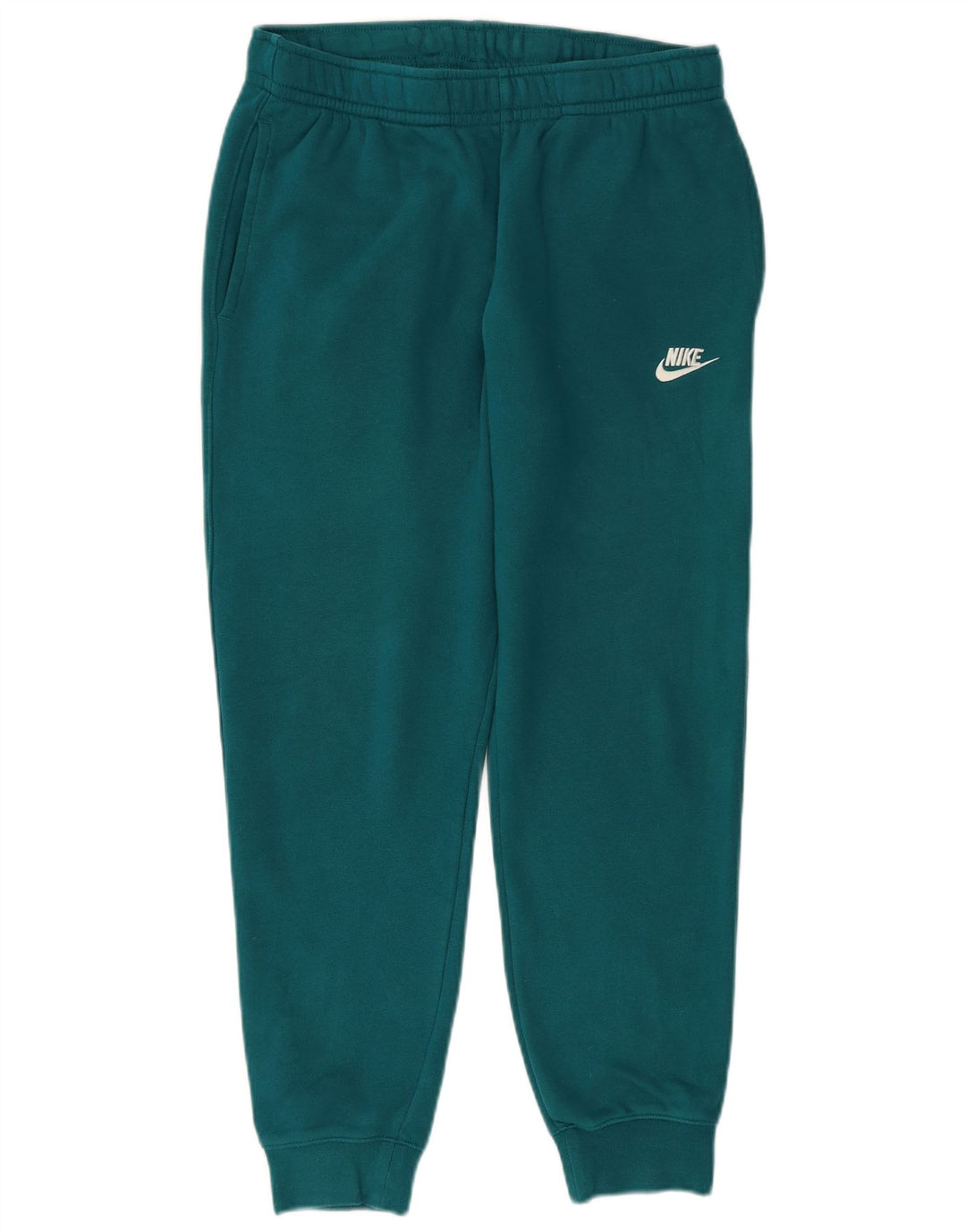 Calça de treino feminina Nike Joggers UK 12 médio algodão verde