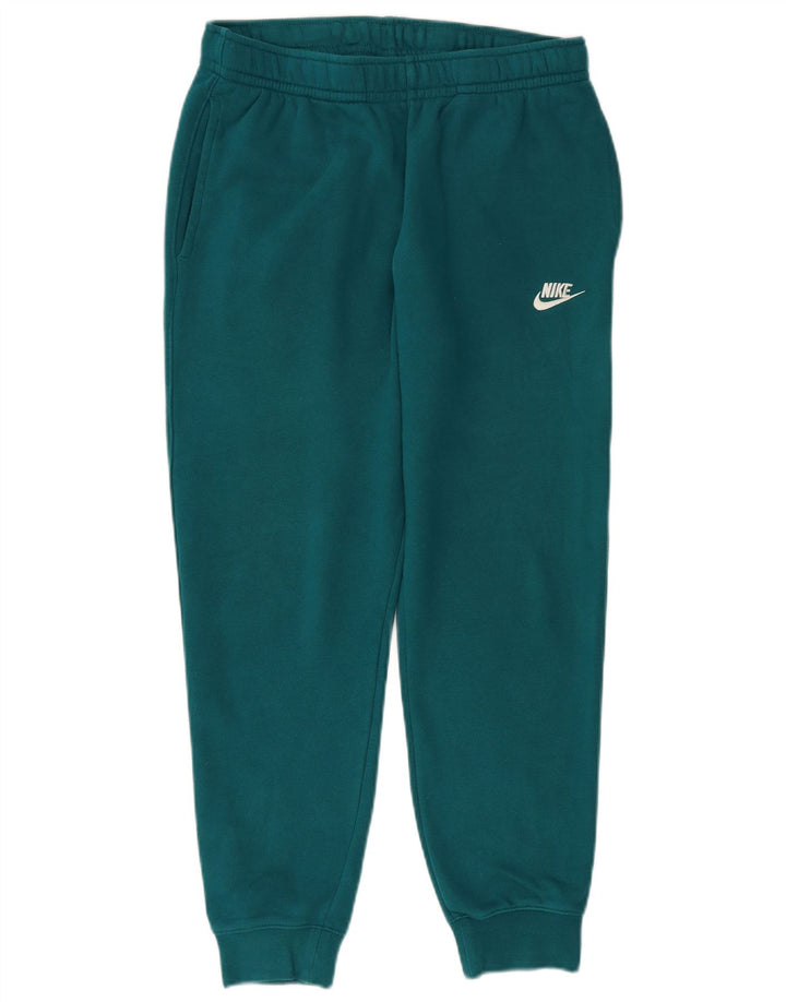 Calça de treino feminina Nike Joggers UK 12 médio algodão verde