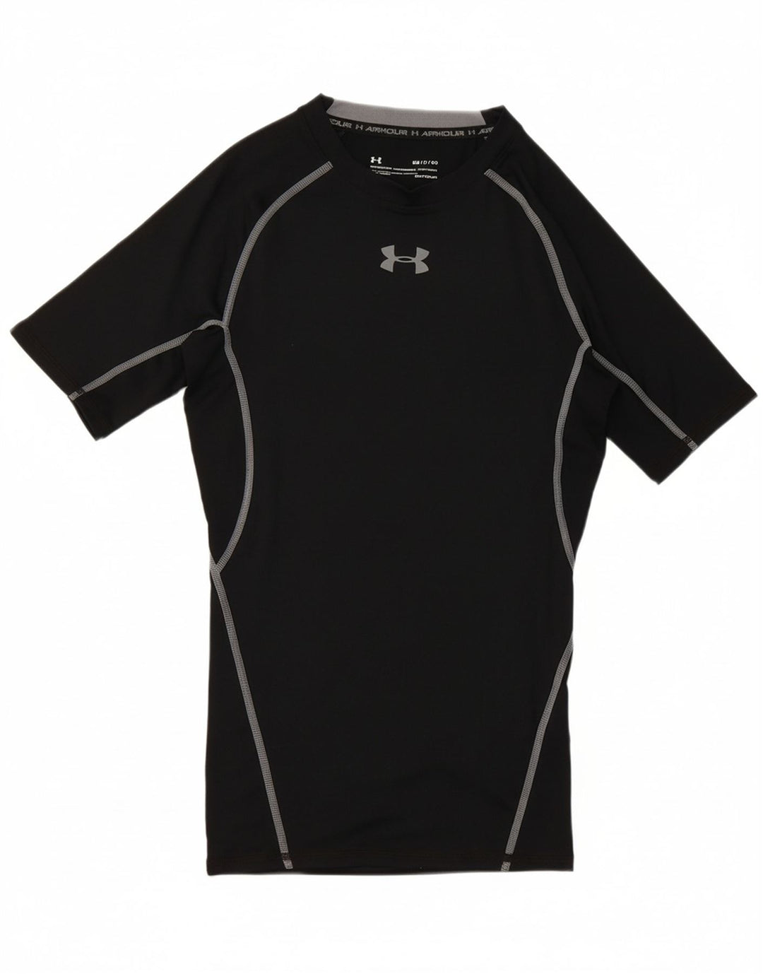 Camiseta gráfica feminina Under Armour UK 8 pequena poliéster preta