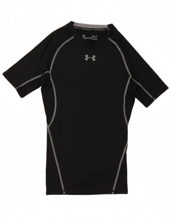 Camiseta gráfica feminina Under Armour UK 8 pequena poliéster preta