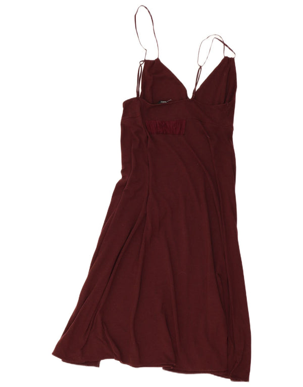 Mossimo Womens Sundress UK 14 Large Burgundy Classic