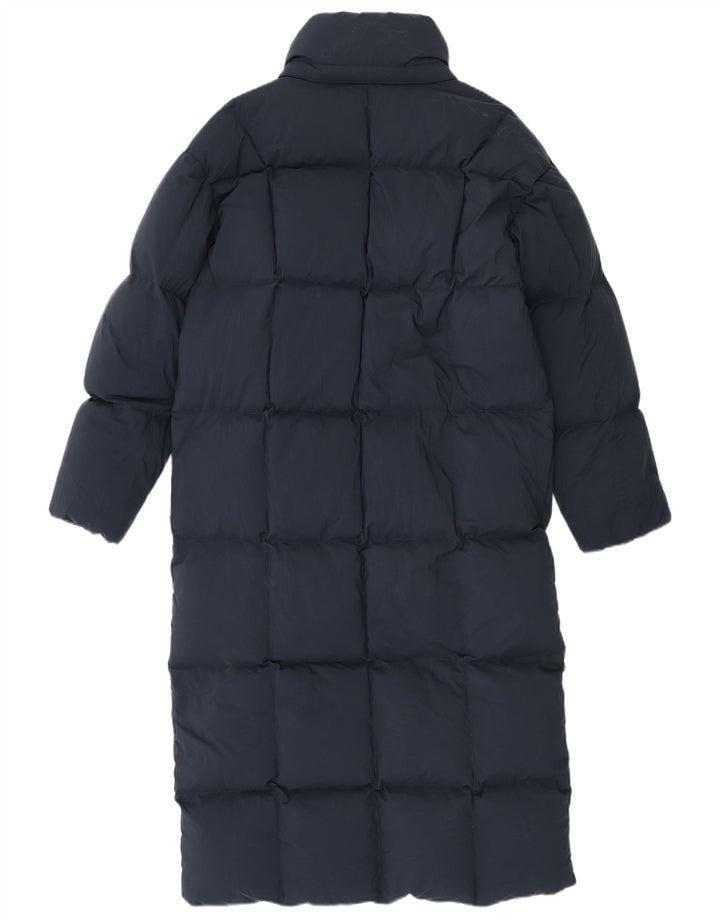 Casaco acolchoado oversized feminino Tommy Hilfiger Reino Unido 10 pequeno azul marinho poliéster