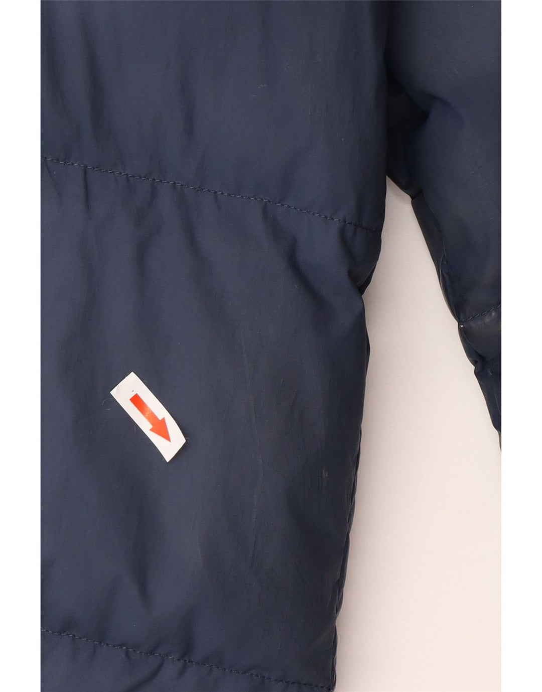 Jaqueta acolchoada masculina Tommy Hilfiger UK 42 XL azul marinho poliéster