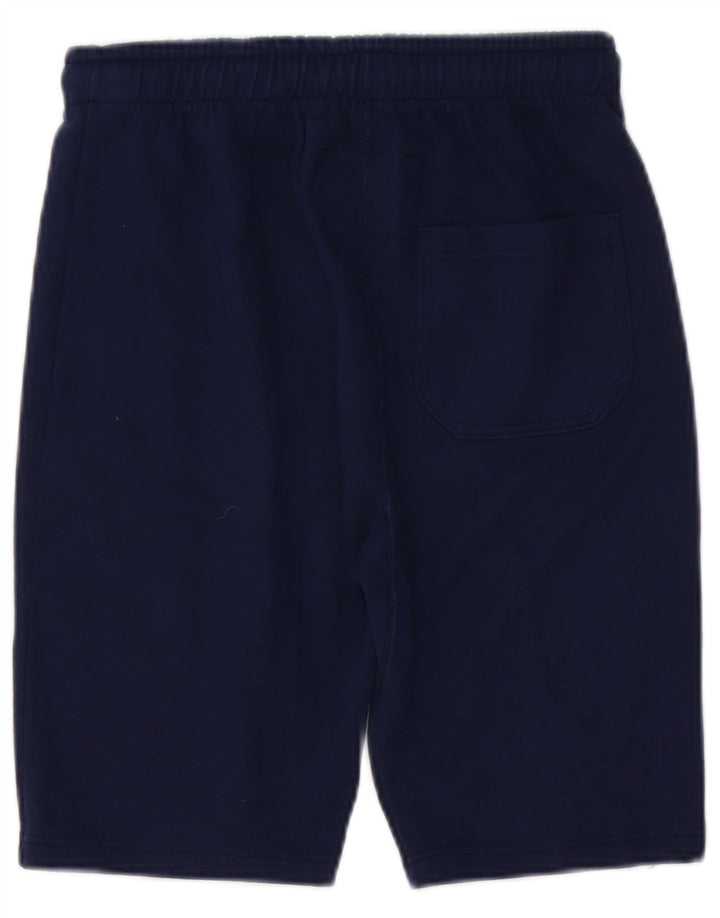 Shorts esportivos gráficos masculinos Champion médio algodão azul marinho
