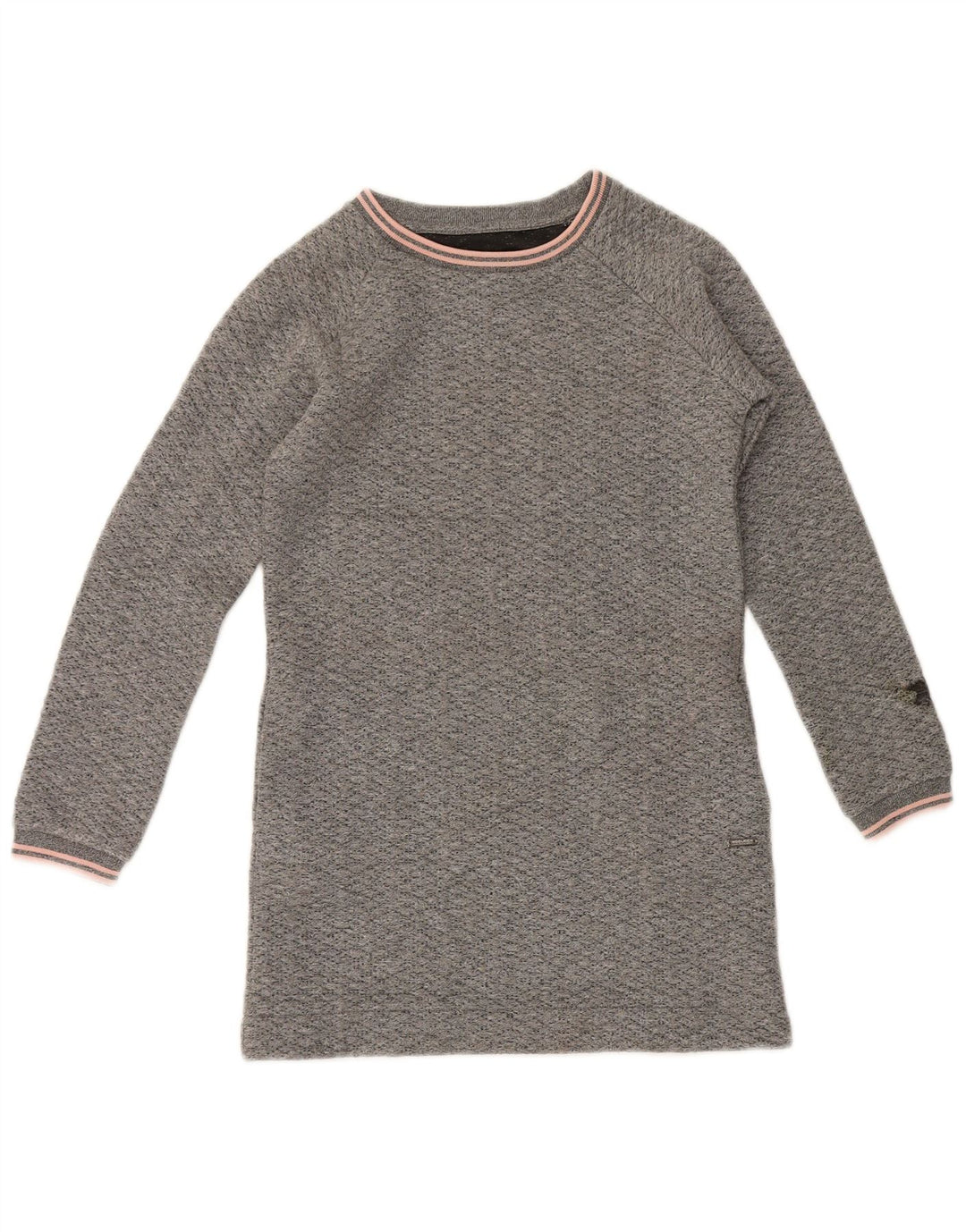 Vestido jumper Woolrich para meninas 9-10 anos poliéster manchado cinza