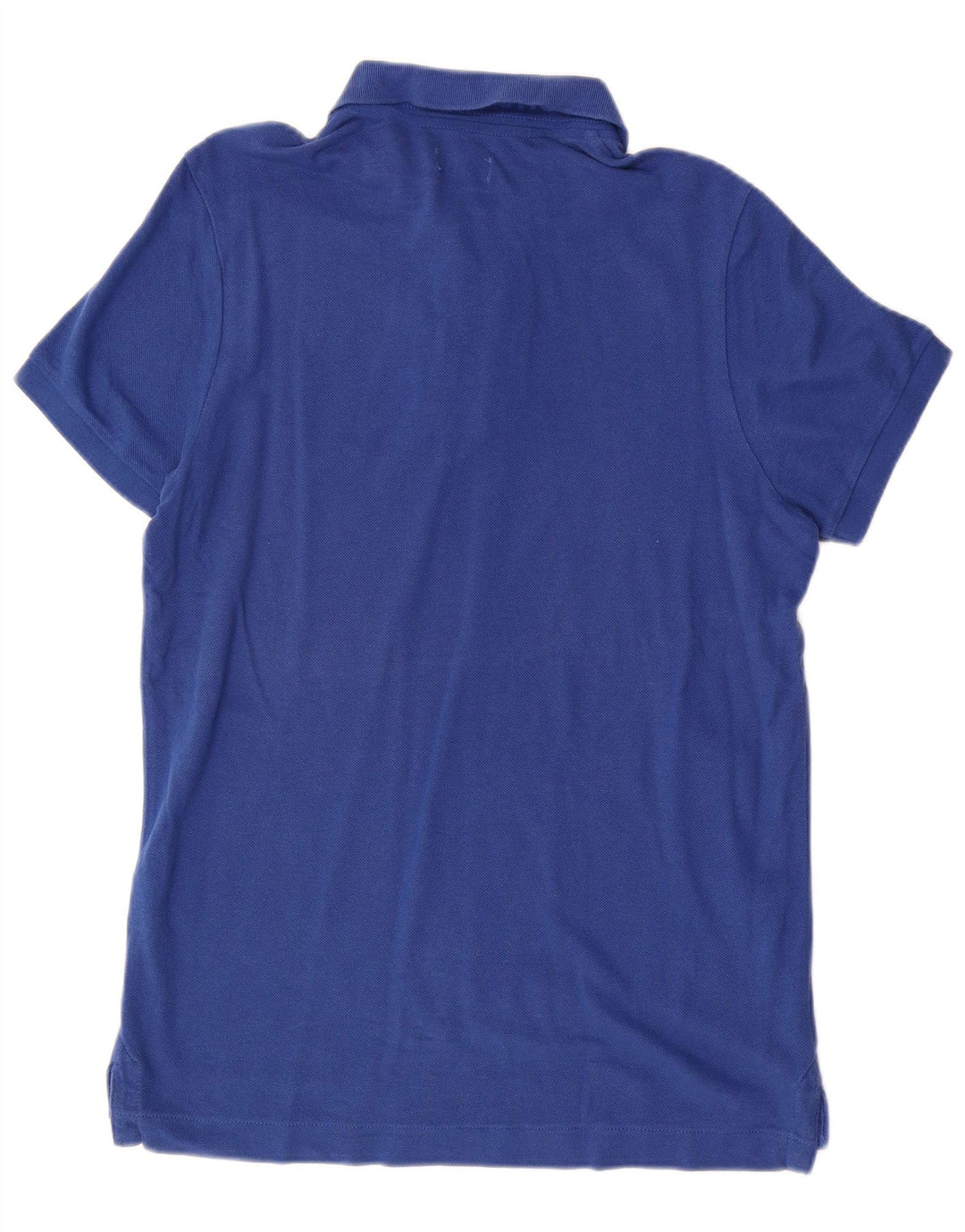 Camisa polo masculina Benetton médio algodão azul