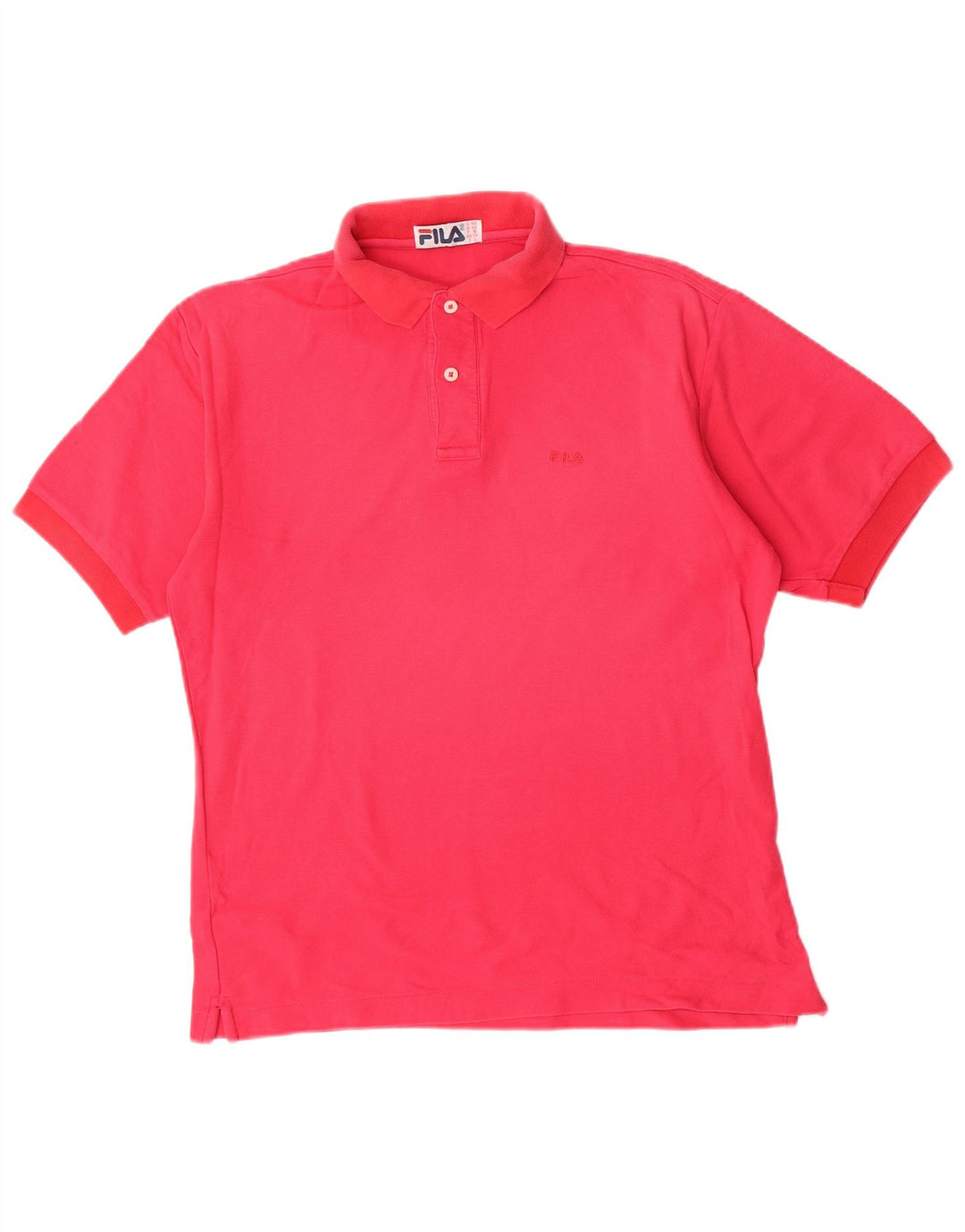 Camisa polo masculina Fila IT 48 rosa médio