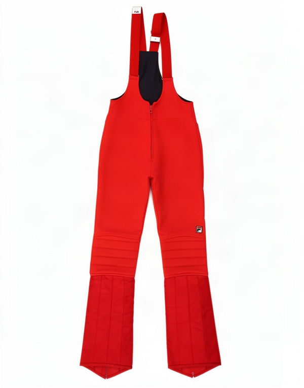Calça Fila Feminina Dungarees Ski UK 12 Médio Vermelho