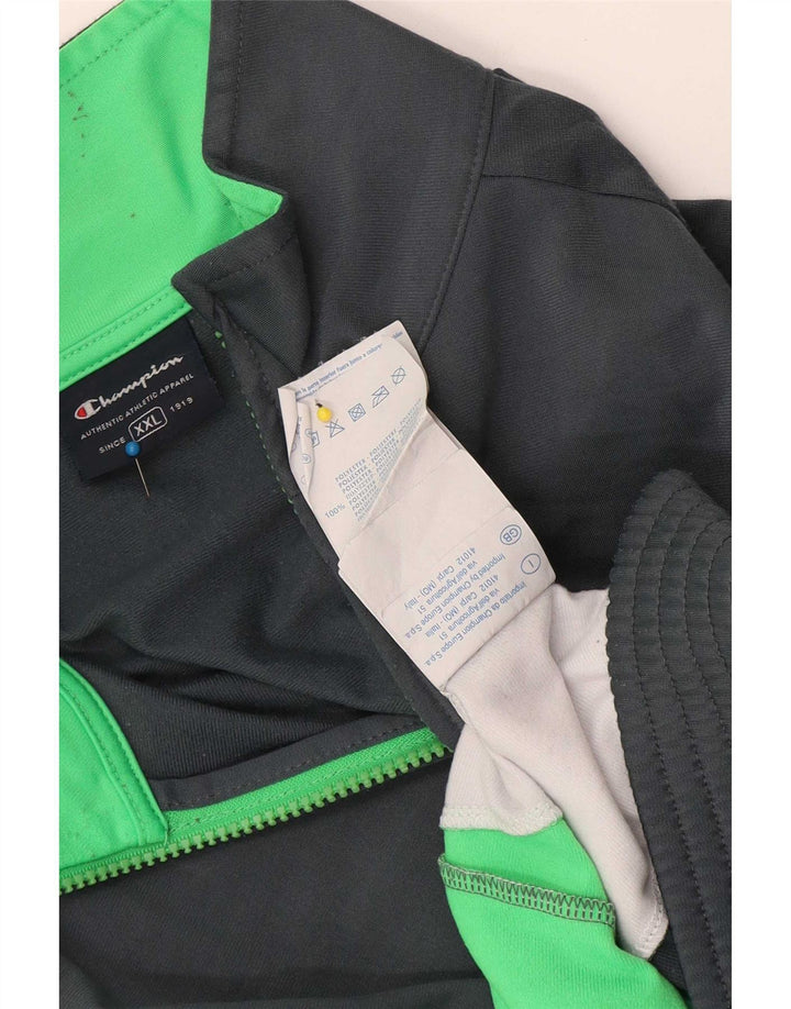 Jaqueta masculina Champion 2XL cinza Colourblock poliéster