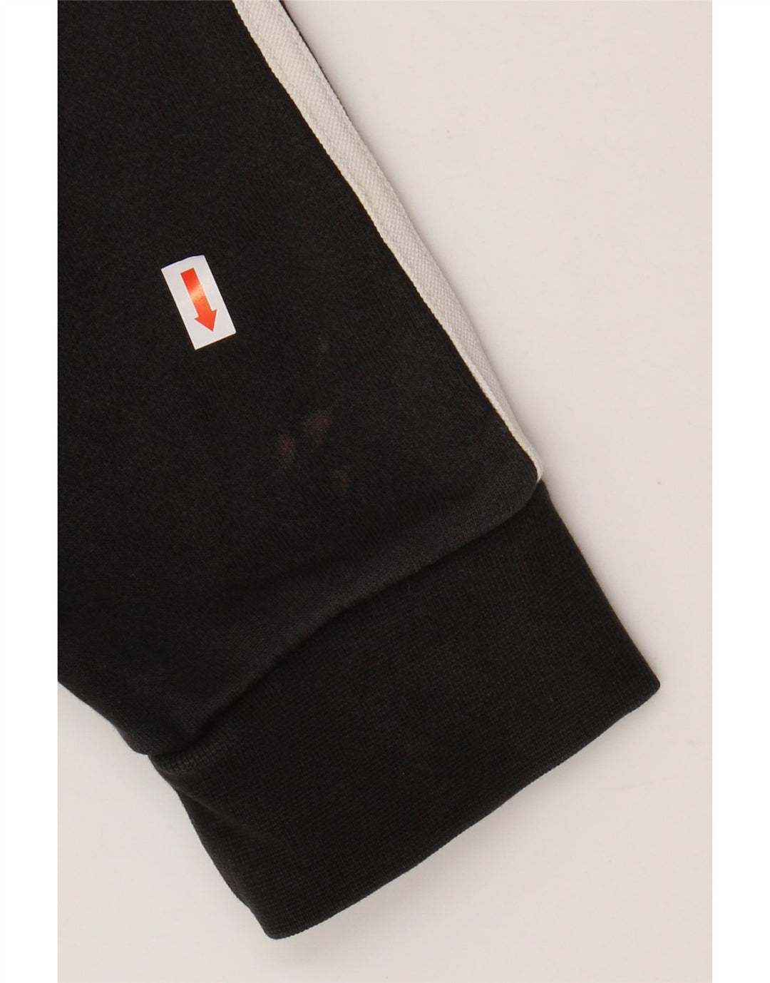 ADIDAS Mens Zip Hoodie Suéter Grande Algodão Preto