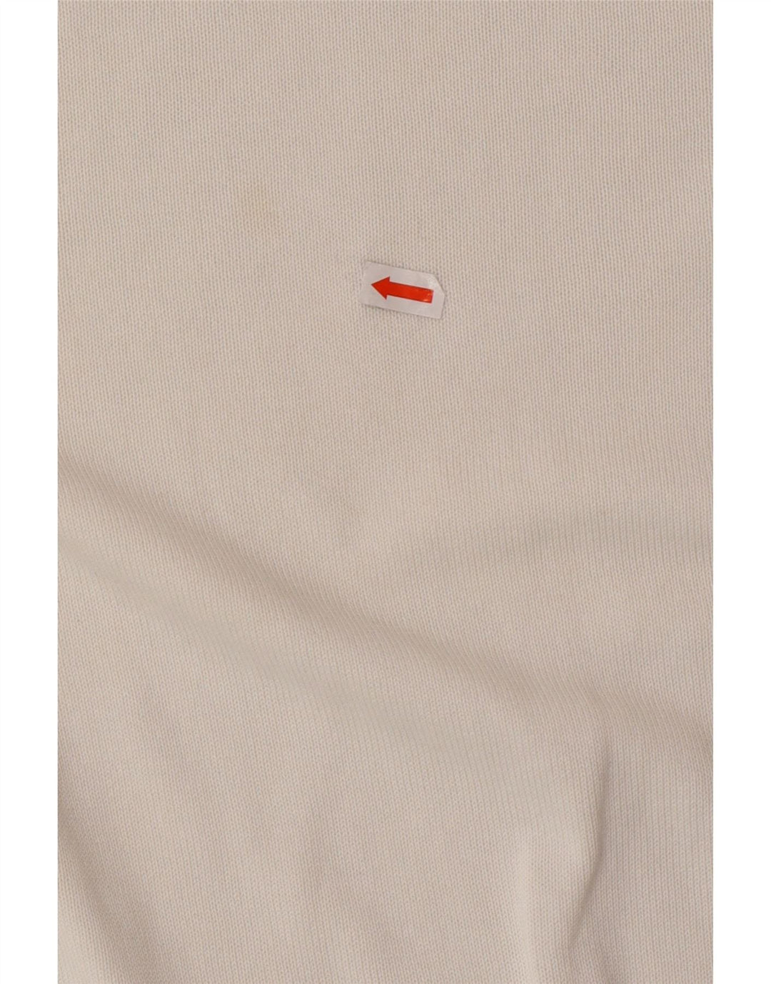 ZARA Mens Crew Neck Jumper Sweater Large White Cotton