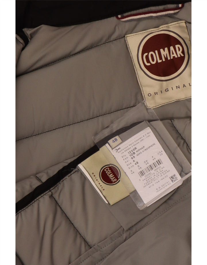 Jaqueta masculina acolchoada com capuz Colmar IT 48 médio preto nylon