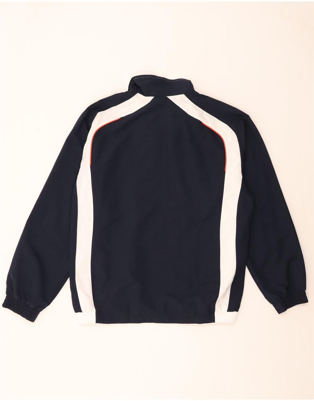 Adidas Mens Tracksuit Top Jacket UK 42/44 Grande Branco Colorblock Poliéster