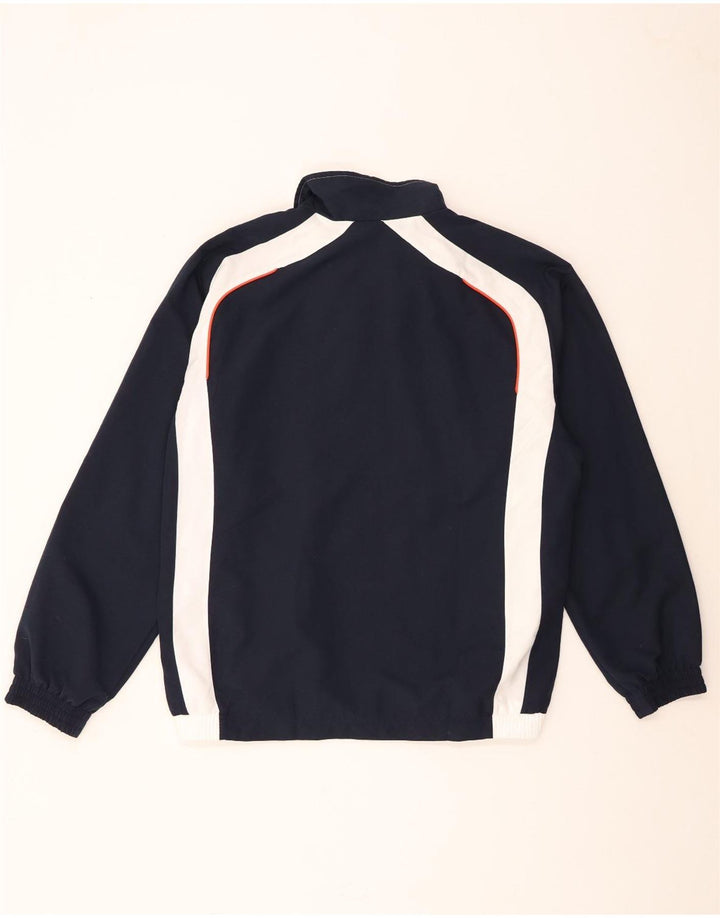 Adidas Mens Tracksuit Top Jacket UK 42/44 Grande Branco Colorblock Poliéster