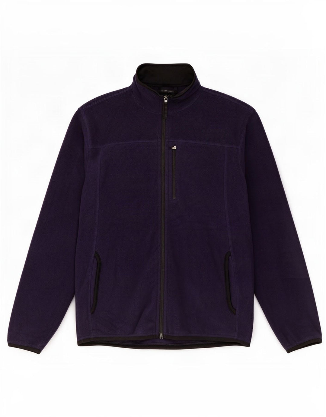 Jaqueta de lã masculina Marks & Spencer Reino Unido 40 grande poliéster azul marinho