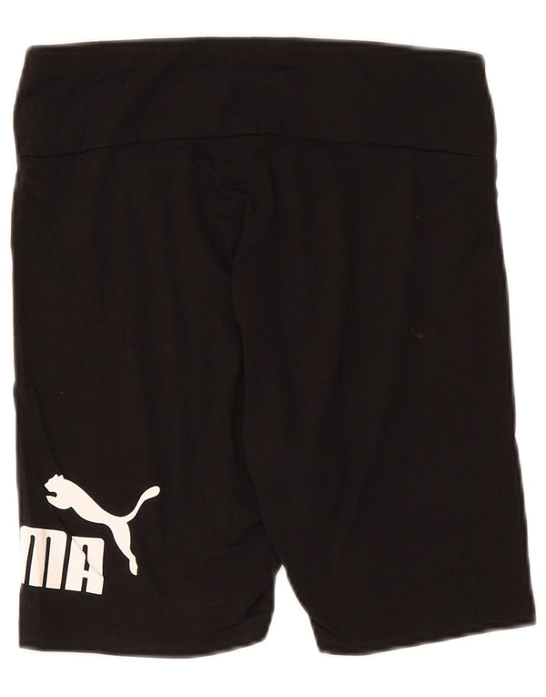 Shorts esportivos gráficos femininos Puma UK 12 médio preto