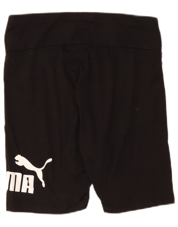 Shorts esportivos gráficos femininos Puma UK 12 médio preto