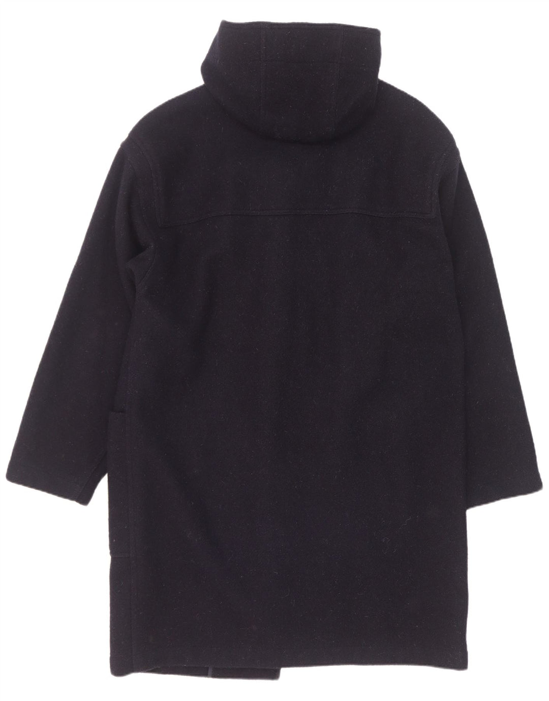 Casaco masculino vintage com capuz IT 50 grande azul marinho lã nova